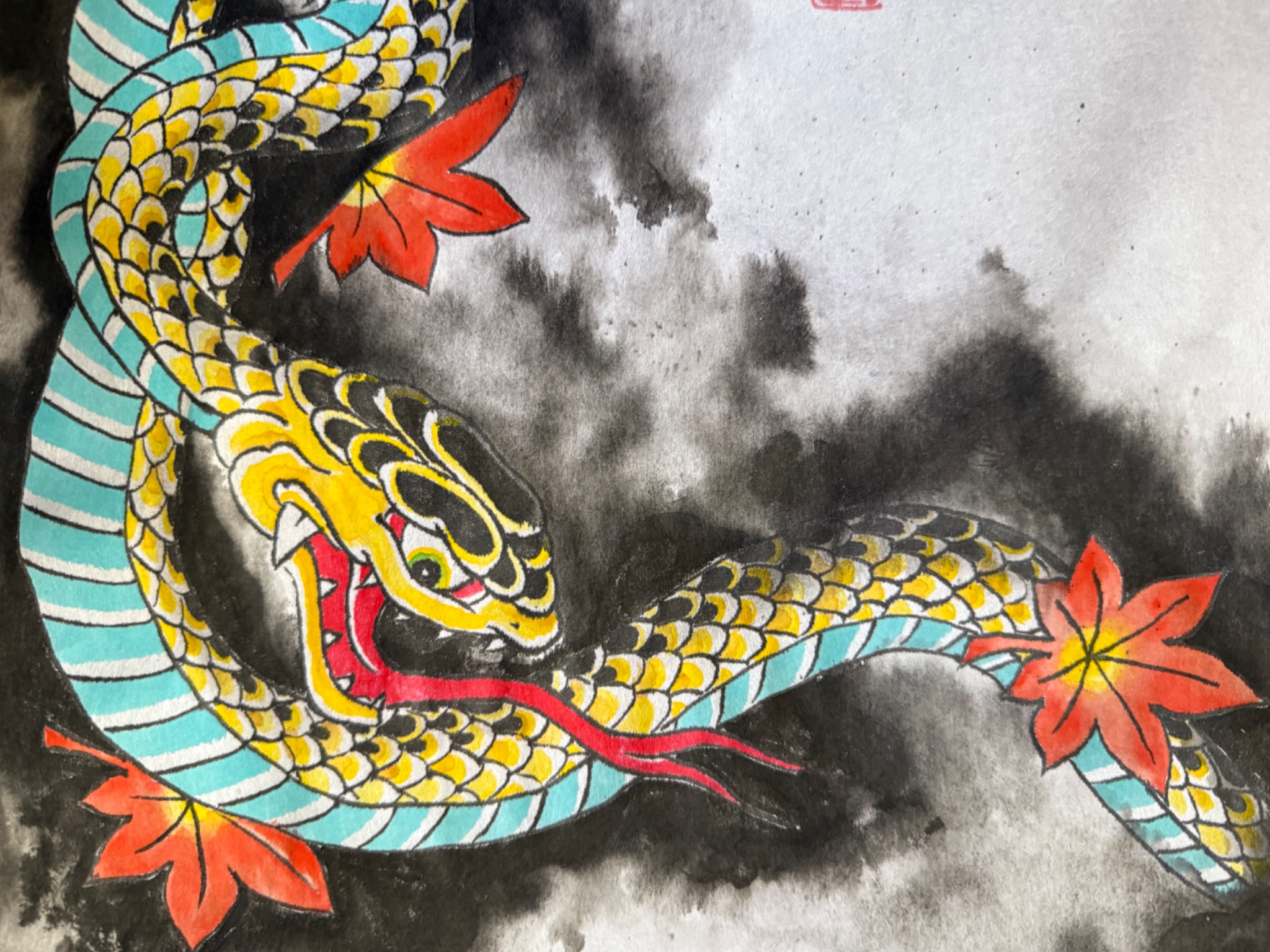 The Hebi in Japanese Mythology and Contemporary Tattoo Culture: